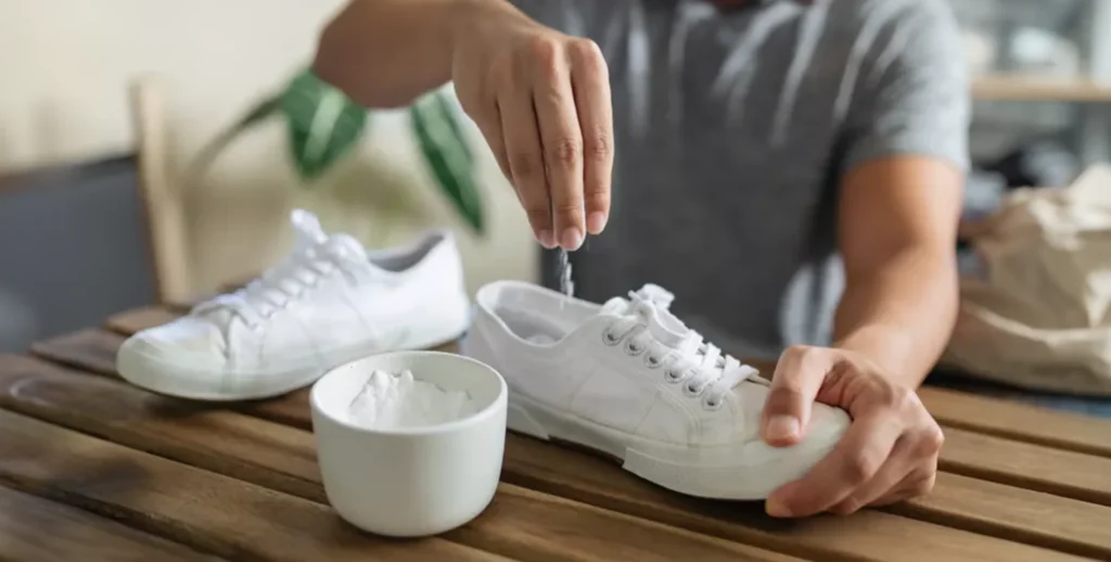 remove odor from shoes
